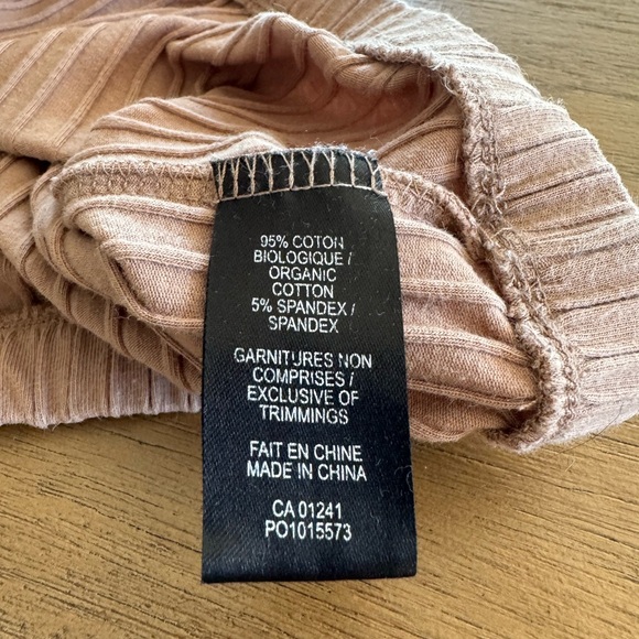 Simons Tan Cropped Tank Top with Shoulder Pads - Picture 5 of 6